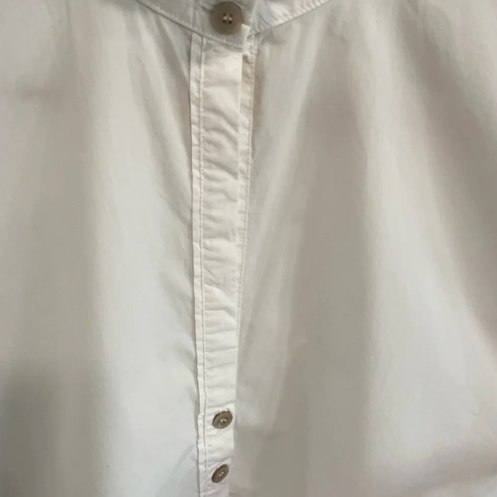 Forte Forte White Ruffle Neck Sleeveless Blouse - Picture 9 of 13